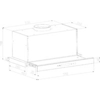 Кухонная вытяжка Backer TH60CL-2F200-SHINY BLACK RC - Превью изображения №4 — Интернет-магазин Time-Shop