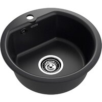 Кухонная мойка GranFest SMART 435 (черный) - Превью изображения №2 — Интернет-магазин Time-Shop