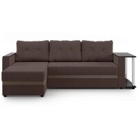 Диван Mio Tesoro Атланта 110 (Savana Chocolate/Ecostile Chocolate) - Превью изображения №2 — Интернет-магазин Time-Shop