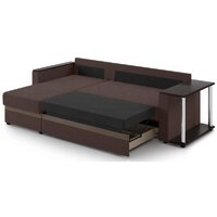 Диван Mio Tesoro Атланта 110 (Savana Chocolate/Ecostile Chocolate) - Превью изображения №5 — Интернет-магазин Time-Shop