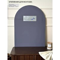 Зеркало EMZE 60x80 UV.ARC.WIND.60.80.CHE (черный с УФ-окантовкой) - Превью изображения №6 — Интернет-магазин Time-Shop