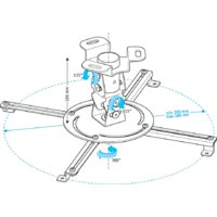 Кронштейн для проектора Holder PR-103 (черный) - Превью изображения №5 — Интернет-магазин Time-Shop