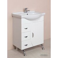  Onika Тумба под умывальник Луна 60.106 (белый) [106005] - Превью изображения №2 — Интернет-магазин Time-Shop