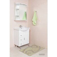  Onika Тумба под умывальник Луна 60.106 (белый) [106005] - Превью изображения №3 — Интернет-магазин Time-Shop