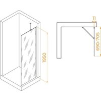 Душевая стенка RGW WA-110 351011007-31 - Превью изображения №2 — Интернет-магазин Time-Shop