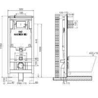 Инсталляция для унитаза OLI OLI80 Механика [600151] - Превью изображения №2 — Интернет-магазин Time-Shop