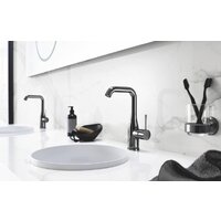 Держатель для мыльницы и стакана Grohe Essentials 40369A01 (темный графит) - Превью изображения №4 — Интернет-магазин Time-Shop
