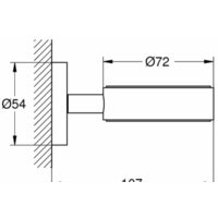 Держатель для мыльницы и стакана Grohe Essentials 40369A01 (темный графит) - Превью изображения №2 — Интернет-магазин Time-Shop