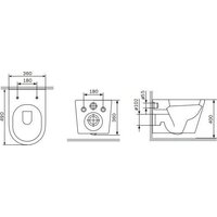 Унитаз подвесной AM.PM Sunny Flashclean C85C1701SC + TECE Profil 9300302 - Превью изображения №13 — Интернет-магазин Time-Shop