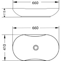 Умывальник Lauter 21570 + клапан 21190G - Превью изображения №15 — Интернет-магазин Time-Shop