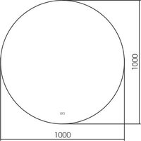  Silver Mirrors Зеркало Плаза D1000 LED-00002637 - Превью изображения №3 — Интернет-магазин Time-Shop