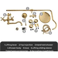 Душевая система  Gappo G2489-6 - Превью изображения №12 — Интернет-магазин Time-Shop