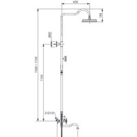 Душевая система  Gappo G2489-6 - Превью изображения №13 — Интернет-магазин Time-Shop