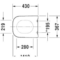 Сиденье для унитаза Duravit Happy D.2 (0064591300) - Превью изображения №2 — Интернет-магазин Time-Shop