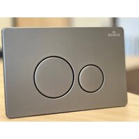 Унитаз подвесной Roxen Antares One Rimless 6 в 1 StounFix Dual Fresh 624013 (оружейная сталь/металл) - Превью изображения №12 — Интернет-магазин Time-Shop