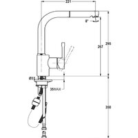 Смеситель TEKA ARK 938 (белый) [23938121W] - Превью изображения №2 — Интернет-магазин Time-Shop