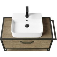  Акватон Тумба Фабрик 80 под умывальник Джой-3 (дуб кантри) - Превью изображения №3 — Интернет-магазин Time-Shop