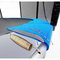 Батут Atlas Sport 312 см - 10ft Basic (с лестницей, внешняя сетка, синий) - Превью изображения №2 — Интернет-магазин Time-Shop