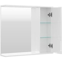  Volna Шкаф с зеркалом Lake 80 R (белый) - Превью изображения №2 — Интернет-магазин Time-Shop