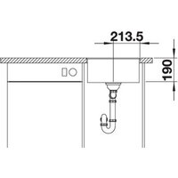 Кухонная мойка Blanco Subline 400-F (белый) - Превью изображения №5 — Интернет-магазин Time-Shop