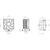 Кулер для процессора DeepCool AG400 BK ARGB R-AG400-BKANMC-G-2 - Превью изображения №11 — Интернет-магазин Time-Shop