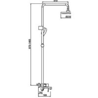 Душевая система  Gappo G2402 - Превью изображения №2 — Интернет-магазин Time-Shop