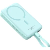 Внешний аккумулятор Baseus Magnetic Fast Charge Power Bank Type-C Edition 30W 10000mAh (мятный) - Превью изображения №5 — Интернет-магазин Time-Shop