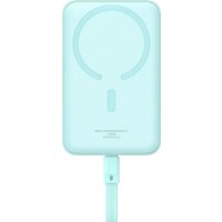 Внешний аккумулятор Baseus Magnetic Fast Charge Power Bank Type-C Edition 30W 10000mAh (мятный) - Превью изображения №3 — Интернет-магазин Time-Shop