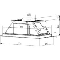 Кухонная вытяжка Evelux Amanda 60 W - Превью изображения №2 — Интернет-магазин Time-Shop