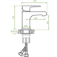 Смеситель Laveo Largo BAH 022D - Превью изображения №2 — Интернет-магазин Time-Shop