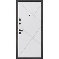 Металлическая дверь Guard 7см Серебро/белый матовый (96x205, левая) - Превью изображения №3 — Интернет-магазин Time-Shop