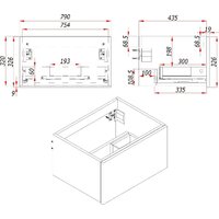  ЗОВ Тумба с умывальником Кито 80 K80LW0MRM-M115W80 (белый/тростник) - Превью изображения №11 — Интернет-магазин Time-Shop