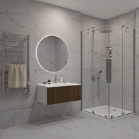  ЗОВ Тумба с умывальником Кито 80 K80LW0MRM-M115W80 (белый/тростник) - Превью изображения №9 — Интернет-магазин Time-Shop