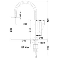 Смеситель TEKA Maestro 116030035 - Превью изображения №2 — Интернет-магазин Time-Shop