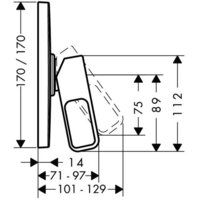 Смеситель Axor Urquiola 11625000 - Превью изображения №2 — Интернет-магазин Time-Shop