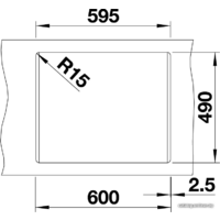 Кухонная мойка Blanco Naya 6 525941 (черный) - Превью изображения №3 — Интернет-магазин Time-Shop