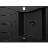 Кухонная мойка Kernau KGS O 4565 1B1D Deep Black - Превью изображения №2 — Интернет-магазин Time-Shop
