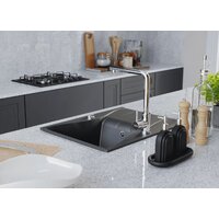 Кухонная мойка Kernau KGS O 4565 1B1D Deep Black - Превью изображения №5 — Интернет-магазин Time-Shop