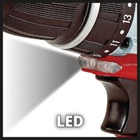 Дрель-шуруповерт Einhell TE-CD 12 Li 4513619 (с 2-мя АКБ, кейс) - Превью изображения №10 — Интернет-магазин Time-Shop