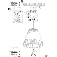 Подвесная люстра Eglo Austell 49509 - Превью изображения №3 — Интернет-магазин Time-Shop
