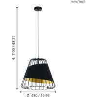 Подвесная люстра Eglo Austell 49509 - Превью изображения №5 — Интернет-магазин Time-Shop