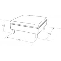 Пуфик Mio Tesoro Линту Lintu Pufa (Prince Camel) - Превью изображения №3 — Интернет-магазин Time-Shop