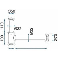 Сифон Rea Klik-Klak REA-A8536 (ретро черный) - Превью изображения №6 — Интернет-магазин Time-Shop