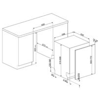 Встраиваемая посудомоечная машина Smeg STL362CS - Превью изображения №2 — Интернет-магазин Time-Shop