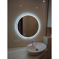  Пекам Зеркало Ring 1 70x70 Ring1-70x70dpcl (с подсветкой,сенсором на взмах руки,подогревом,часами) - Превью изображения №3 — Интернет-магазин Time-Shop