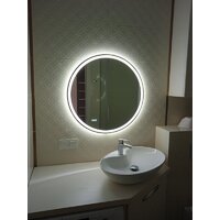  Пекам Зеркало Ring 1 70x70 Ring1-70x70dpcl (с подсветкой,сенсором на взмах руки,подогревом,часами) - Превью изображения №4 — Интернет-магазин Time-Shop