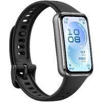 Фитнес-браслет Huawei Band 11 (черный алюминиевый корпус, с черным силиконовым ремешком, международная версия) - Превью изображения №3 — Интернет-магазин Time-Shop