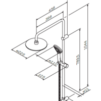 Душевая система  AM.PM Gem F0790000 - Превью изображения №8 — Интернет-магазин Time-Shop