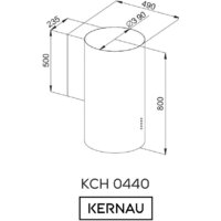 Кухонная вытяжка Kernau KCH 0440.1 W - Превью изображения №2 — Интернет-магазин Time-Shop
