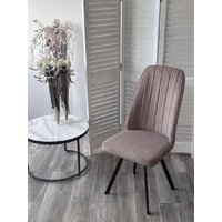 Стул M-City Прованс 360 635M06169 (B5 капучино велюр/черный каркас) - Превью изображения №5 — Интернет-магазин Time-Shop